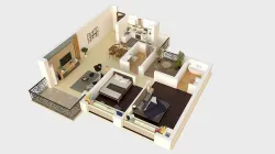 High details floorplan 3D model