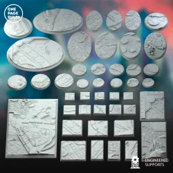High Elf Fleets Bases (Round & Square)