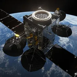 High Poly Com Satellite - C4D Octane 3D model