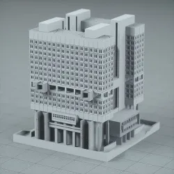 House of Soviets Model 3D print model