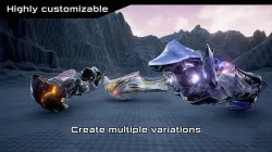 Hoverbike System Low-poly 3D model