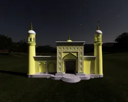 Id Kah Mosque Architecture 3D_SV (Simplified Version)