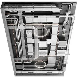 Industrial ceiling 8 3D model