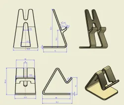 IPHONE a SAMSUNG table top Holders - print info below