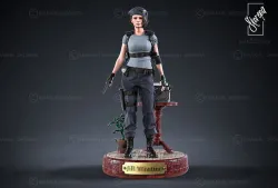 Jill Valentine RE1 STARS 3D print model