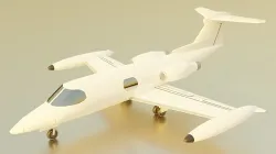 Learjet 23 3D model