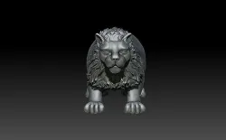 LION MODEL 3D print model
