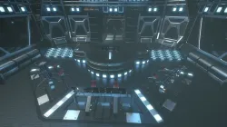 Lowpoly Scifi Control Room Low-poly 3D model
