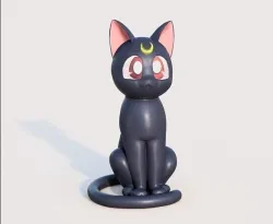 Luna from Sailor Moon  3D print model