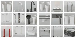 Luxcore Bathroom Assets Pack 02 3D model
