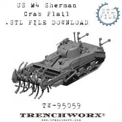 M4 Sherman Crab Flail
