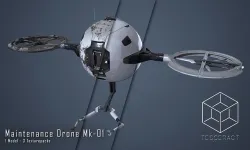 Maintenance Drone Mk1 Pack 3D model