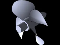 Marine Propeller with Shaft
