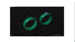 Matching rings for him and her 3D print model