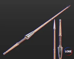 Medieval Knightly Weapon Lance Low-poly 3D model