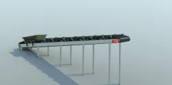 Mineral Belt conveyor 24inch x 10m