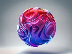 Modern Abstract Spherical Geometrical Sphere Orb Sculpture  Low-poly 3D model