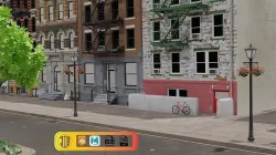 Modern City Street Scene 3D Model 3D model