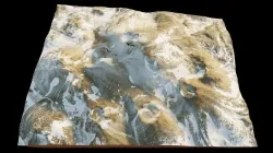 Ojos del Salado Stratovolcano terrain 3d model 3D model