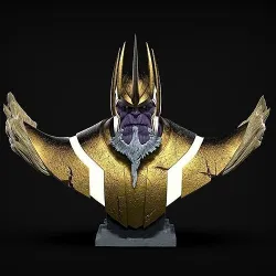 Old Thanos Bust Fan art 3D print model 3D print model
