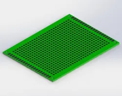 PCB Prototype Development Board, 6x8 cm