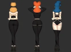 PIN-UP BANDAGE PLUS NSFW VERSION 3D print model