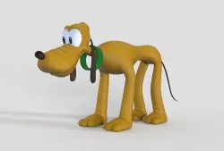 pluto dog  3D model