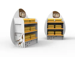 POS Wooden Eggs package Display Stand Shelf for drawpiece 3D model