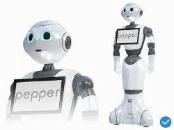 Robot Pepper PBR Gameready Low-poly 3D model