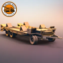 Rogers tank transporter trailer