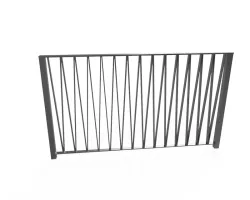 Simple V Picket Rail