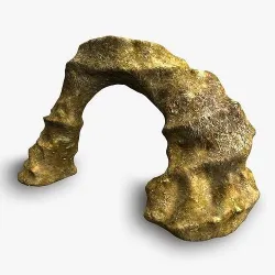 Small Arch - Lichen Low-poly 3D model
