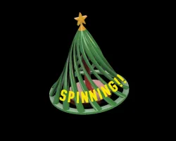 Spinning Christmas Tree