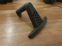 Spool holder under table