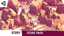 STORY - Stone Pack Low-poly 3D model