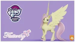 Stylized Fluttershy from My Little Pony G4 Low-poly 3D model