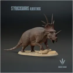Styracosaurus albertensis : Climbing