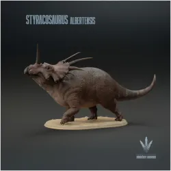 Styracosaurus albertensis : Walking