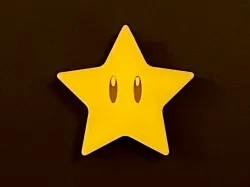 Super Mario Star Bead - 5cm