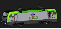 TCDD E68000 Elektrikli Lokomotif (Electricty Locomotive)