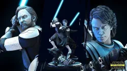 The Anakin and Obi Wan Diorama Star Wars 3D Models 3D print model