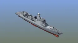 Type052C Destroyer 3D model