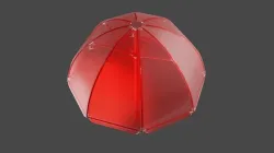 Umbrella with Stand 3D print model