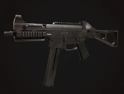 UMP - Model and Textures Low-poly 3D model 3D model