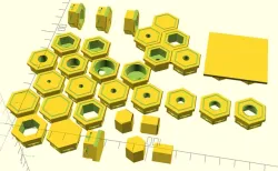 Updated OpenSCAD library for HSW attachments