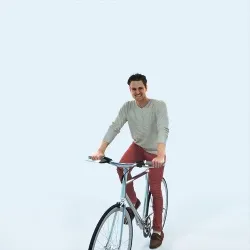 Virtue 07L bicycle bike Casual Man Low-poly 3D model