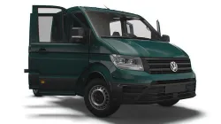 VW Crafter Chassis DoubleCab L1 HQInterior 2023 3D model
