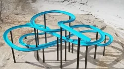 Water Slide Low-poly 3D model