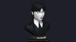 WEDNESDAY ADDAMS - WANDINHA 3D print model