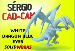 White Dragon Blue Eyes - Sérgio CAD CAM